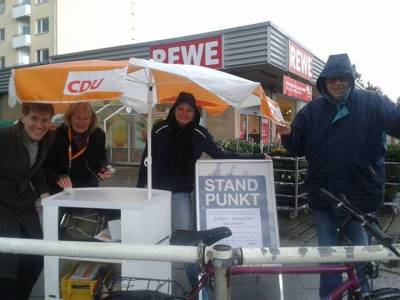 Stra�enaktion in Lichtenrade am 14.4.2014