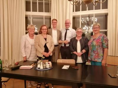 Gesprch bei der CDU, FU und CDA Steglitz-Zehlendorf