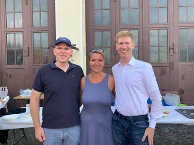 Gemeinsam mit unserem Kreisvorsitzenden Florian Graf und Regina Krper