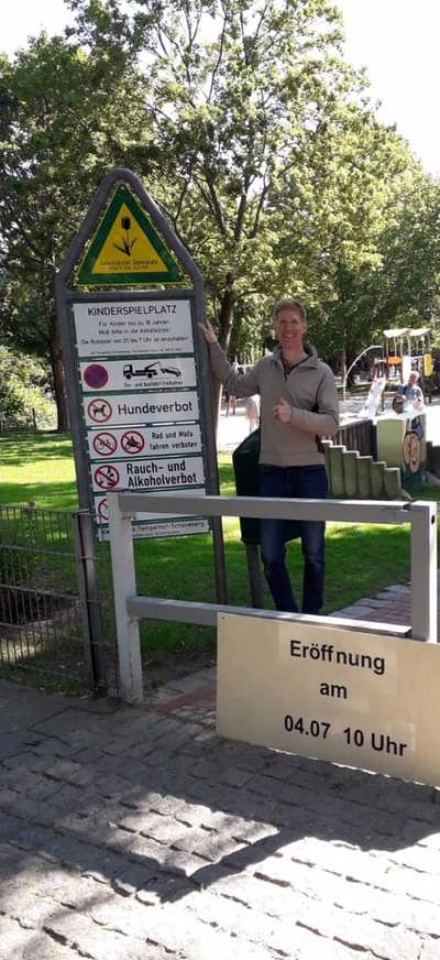 Erffnung des sog. Polizei-Spielplatz