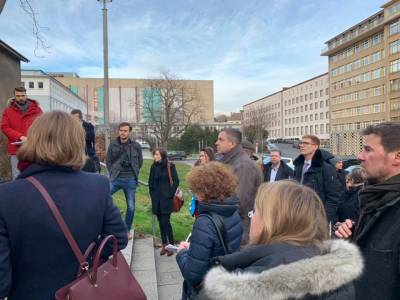 Besuch der STASI-Zentrale in der Normannenstrae mit der CDU-Fraktion Berlin.