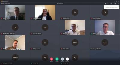 Digitales Kamingesprch der CDU-Fraktion Berlin mit dem bayerischen Ministerprsidenten Markus Sder.
