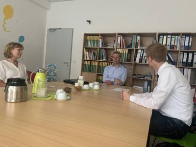 Zu Besuch in der Kita Stepping Stones der Frbel-Gruppe.