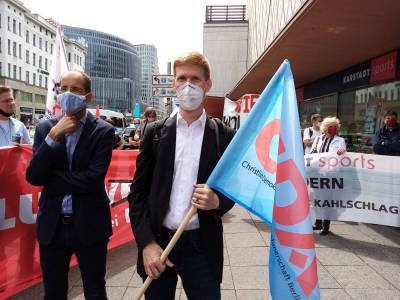 Links Christian Grff (Landesvorsitzender der MIT)