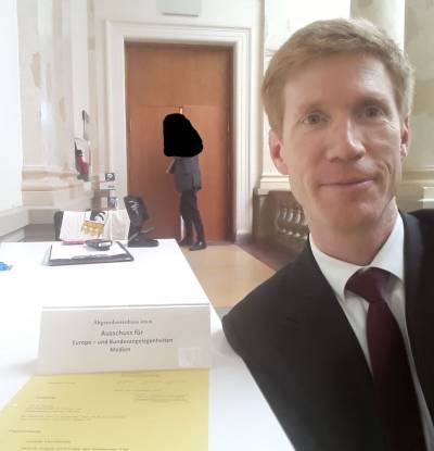 Heute ausnahmsweise (da in Vertretung eines Kollegen) zusammen mit Christian Goiny, MdA und Stefan Evers im Ausschuss fr Europa- und Bundesangelegenheiten.