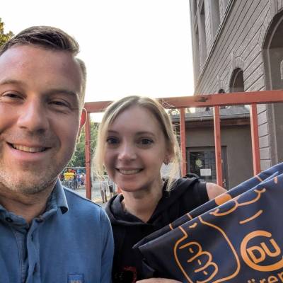 Weitere Eindr�cke von der Einschulungsaktion des Ortverbandes Friedenau am 7. September 2024.
Hier Dr. Stefan Flemming. 